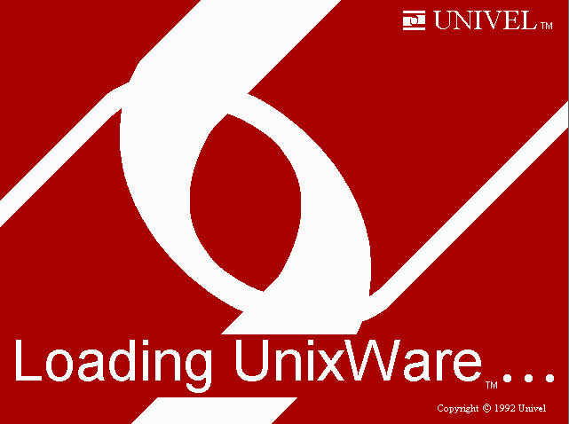 Univel UnixWare 1.0 - Splash