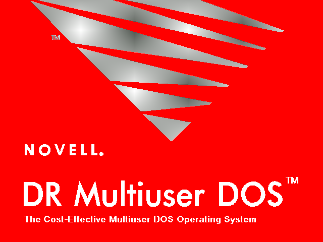 Digital Research Multiuser DOS 5.10 - Splash