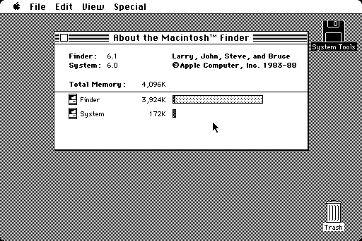 Mac OS 6.0 - About