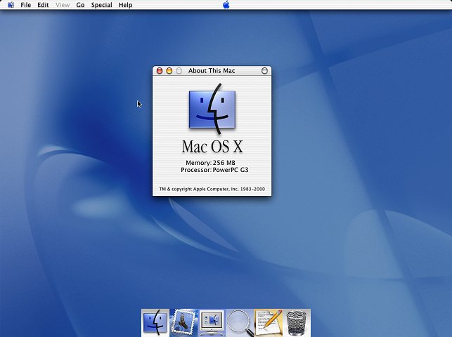 Mac OS X DP 3