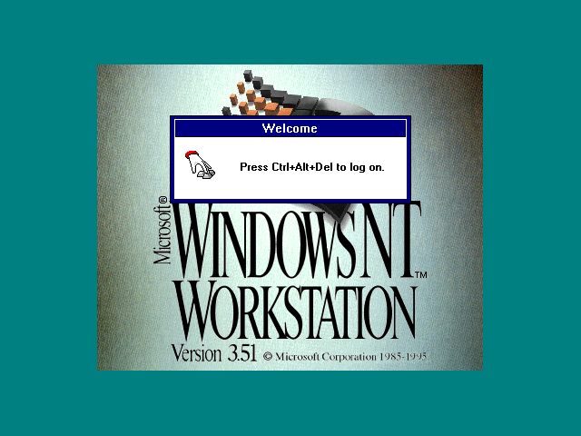 Microsoft Windows NT 3.51 - Splash