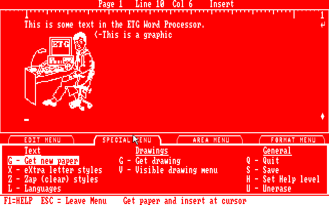 Easy Text and Graphics Plus 1.31 - Edit