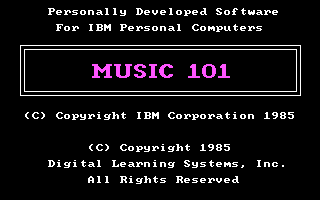 IBM Music 101 1.00 - Splash