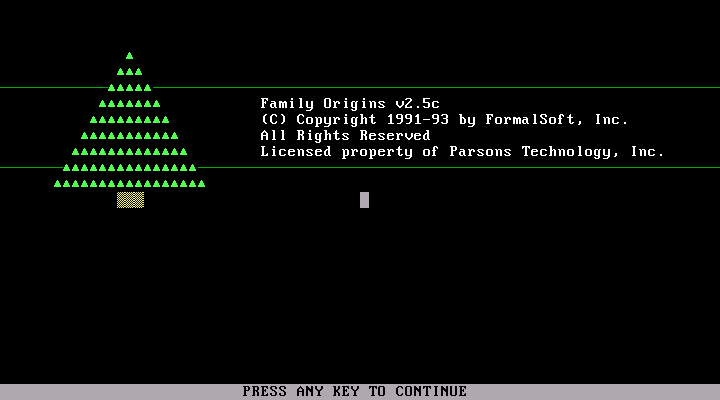 Family Origins 2.5c - Splash