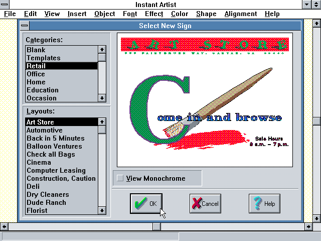 Instant Artist Software Free Windows Xp