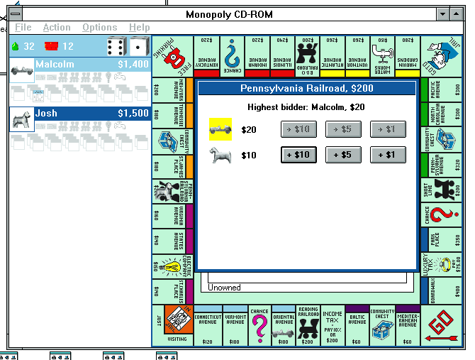 WinWorld: Westwood Monopoly 1.0