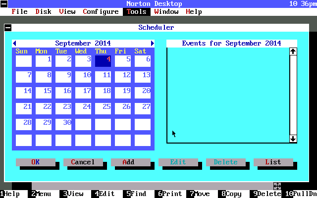 WinWorld: Norton Desktop 1.0 for DOS