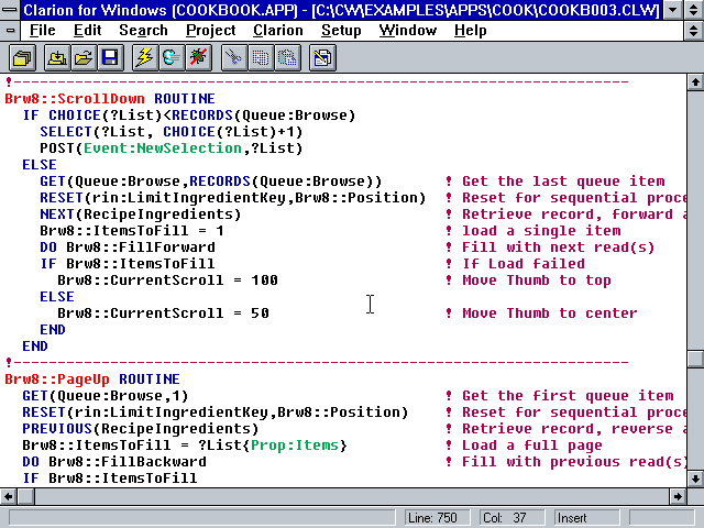 WinWorld: Screenshots for Clarion 1.0 (Win)