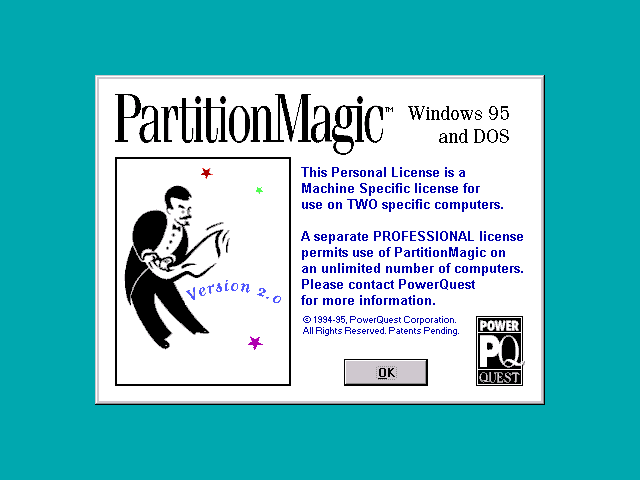 Partition Magic 2.0 - Splash