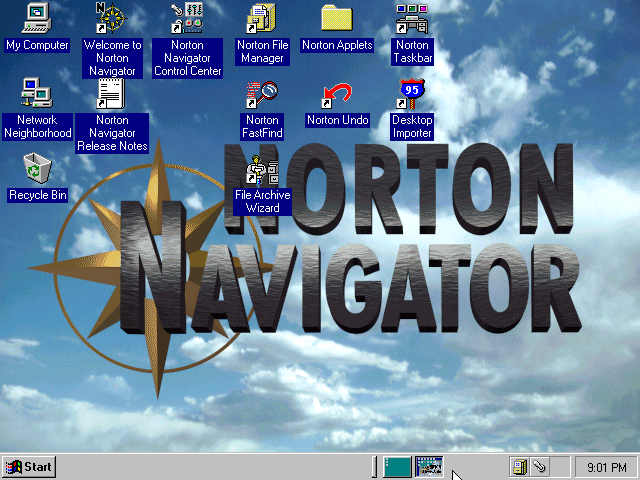 Norton Navigator 1.0 for Windows 95 - Desktop