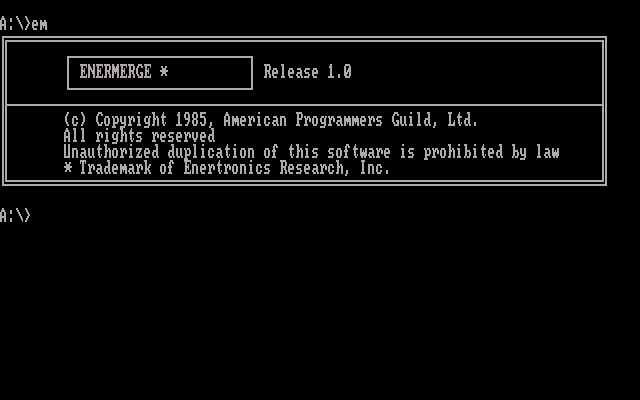 EnerMerge 1.0 - About