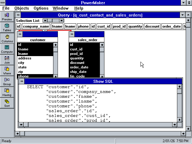 PowerMaker 3.0 - Data