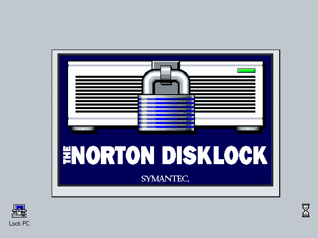 Norton DiskLock 3.0 - Splash