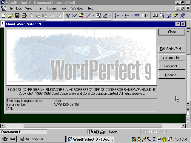 WordPerfect Office 2000 - WordPerfect 9