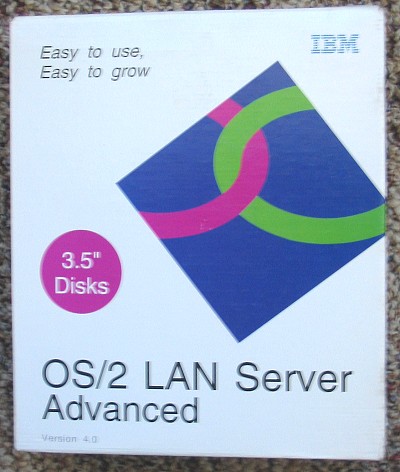 IBM OS2 LAN Server 4.0 Advanced - Box