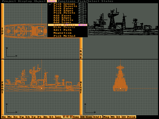 Imagine 3.0 for DOS - Edit