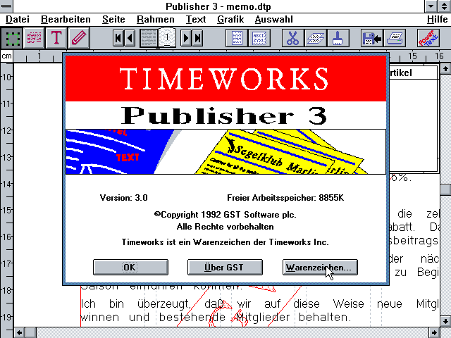 Timeworks Publisher 3.0 - About