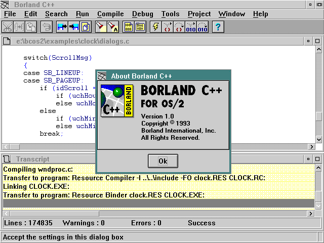 WinWorld: Borland Turbo C++ 3.x (DOS)