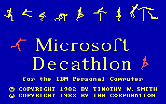 IBM Microsoft Decathlon 1.00 - Splash