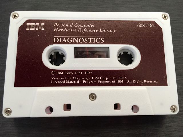 IBM Personal Computer Diagnostics 1.02 - Cassette