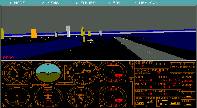 Microsoft Flight Simulator 4.0b - Flight