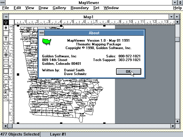 MapViewer 1.0 - About