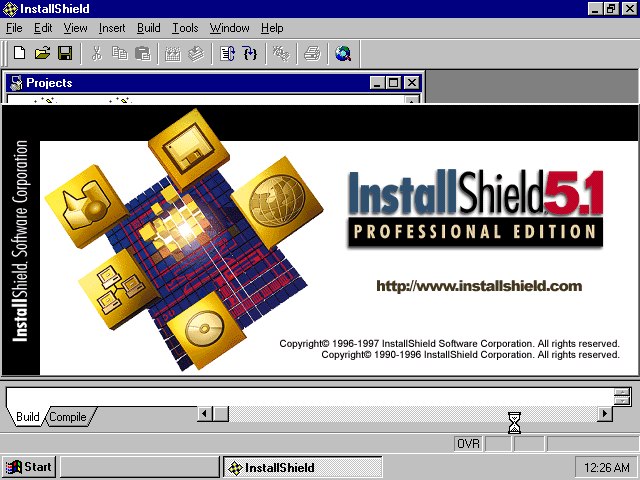 InstallShield 5.1 Professional - Splash