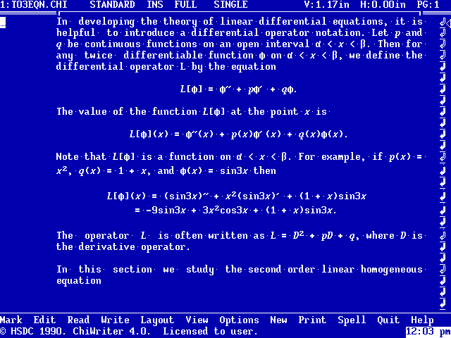 WinWorld: ChiWriter 4.00
