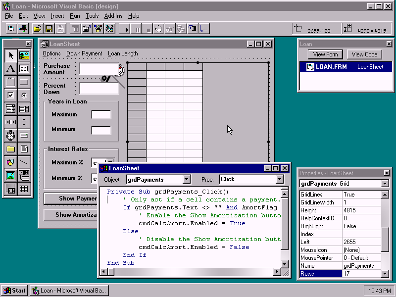 WinWorld: Microsoft Visual Basic 4.0