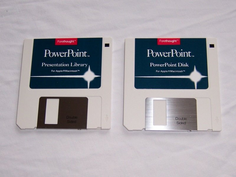 Software Photo Database - Forthought PowerPoint 1.0 for Macintosh - Disks