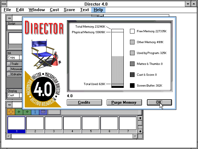 Macromedia Director 4.0 - About