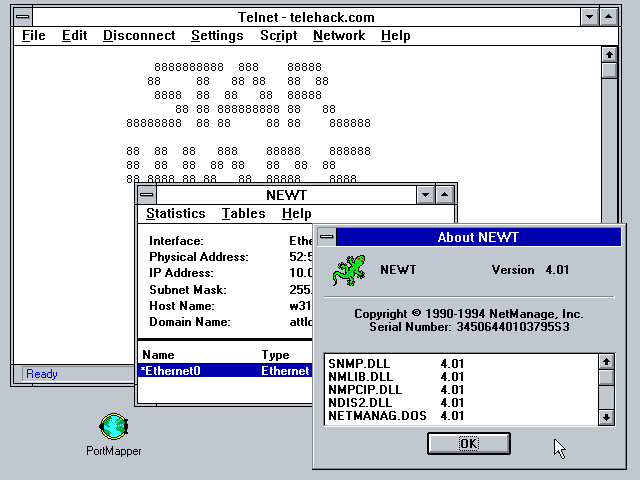 NetManage Chameleon NFS 4.01 - Newt