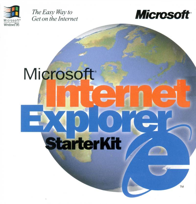 Microsoft Internet Explorer 3.02 Starter Kit - Art