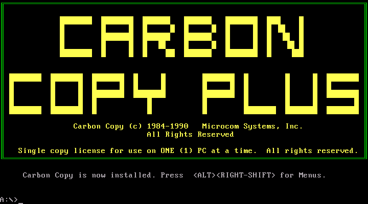 Carbon Copy Plus 5.2.2 - Splash