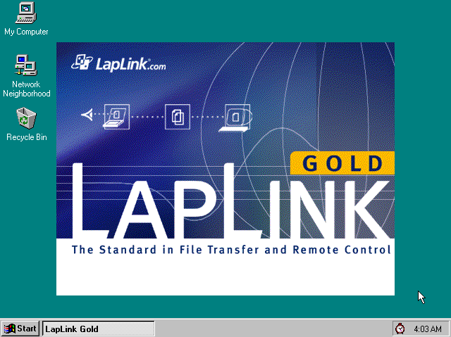 LapLink Gold 9.0 - Splash