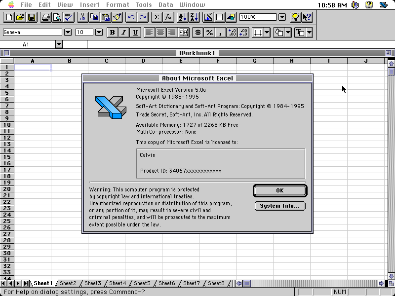Office (Mac) - Excel