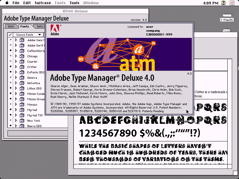 Adobe Type Manager Mac Download