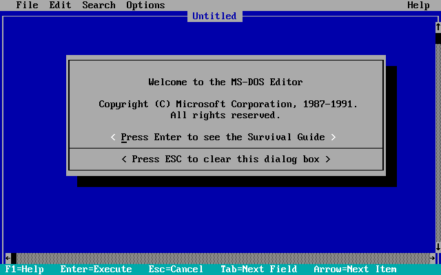 MS-DOS Edit