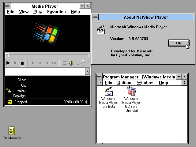 WinWorld: Windows Media Player 5.2