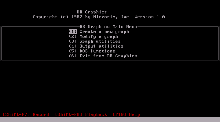 DB Graphics 1.0 - Menu