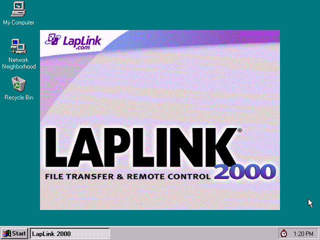 LapLink 2000 - Splash