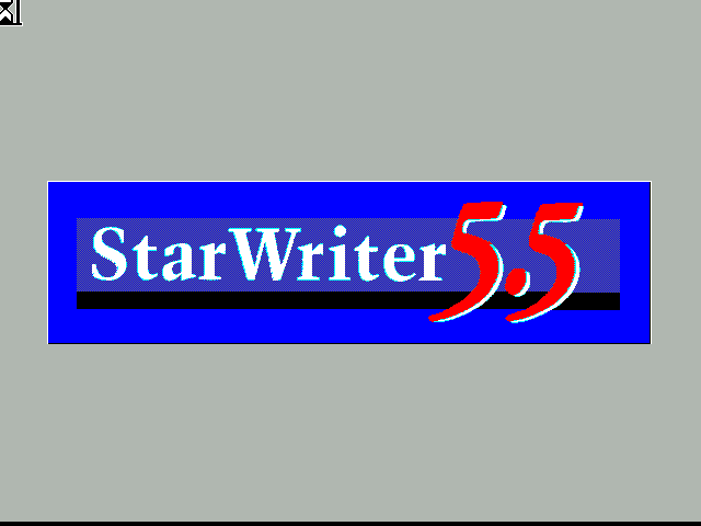 StarWriter 5.5 - Splash