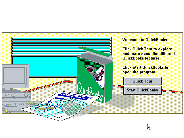 QuickBooks 2 for Windows - Tour