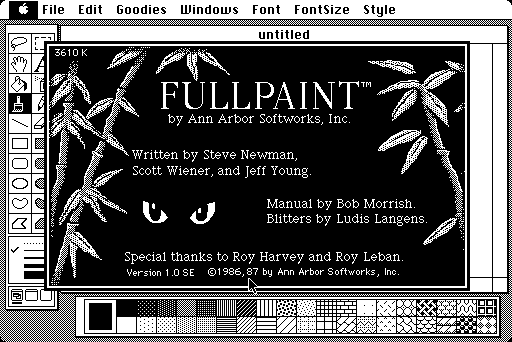 FullPaint 1.0 SE - About