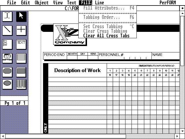 PefForm 2.0 - Form