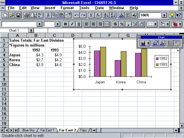 WinWorld: Microsoft Excel 5.x