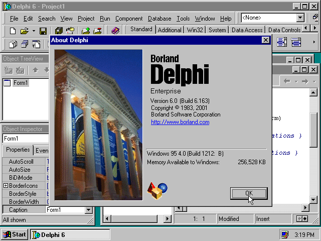 Delphi 6.0 - About