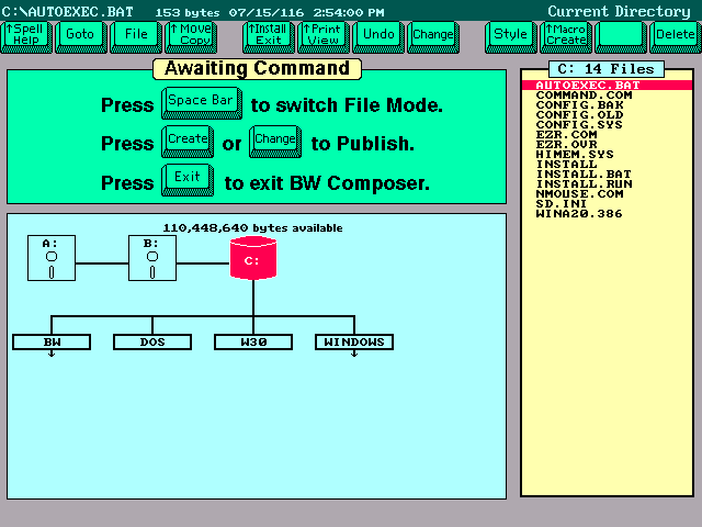 Beyond Words Composer 2.00 - Manager