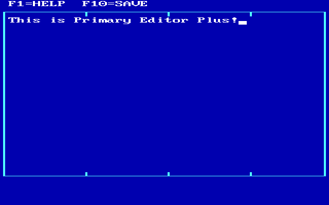 Primary Editor Plus 1.00 - Editor