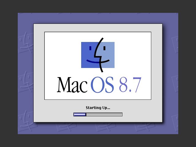 Mac OS 8.7 - Splash